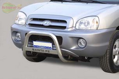 Защита бампера передняя Hyundai (хендай) 	 Santa Fe (санта фе) (2004-2006) SKU:97qe