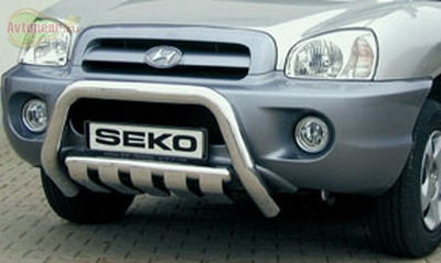 Защита бампера передняя Hyundai (хендай) 	 Santa Fe (санта фе) (2004-2006) SKU:103qw