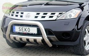 Защита бампера передняя Nissan (ниссан) Murano (мурано) (2005-2008) SKU:635qe