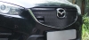 Защита радиатора Mazda (мазда) CX5 (X5) 2015- black с парктроником верх 
