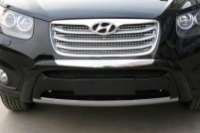 ЗАЩИТА ПЕРЕДНЕГО БАМПЕРА Hyundai Santa Fe (2007-2010)