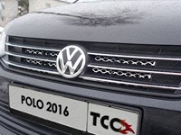 Решётка радиатора верхняя (лист) Volkswagen (фольксваген) Polo 2016-