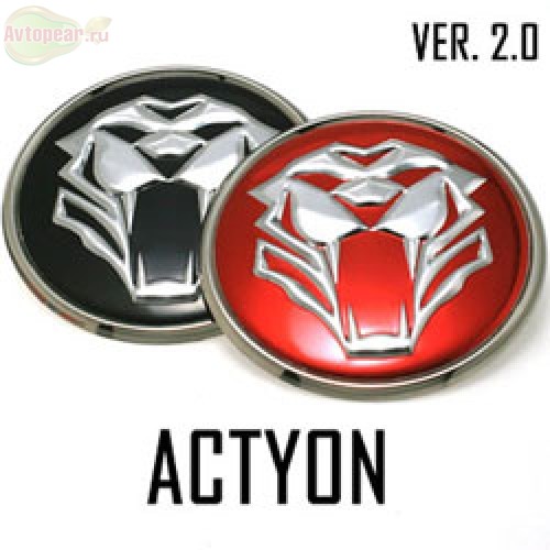 Эмблемы Tigris 2.0 комплект - 2 шт. для SsangYong Actyon / Actyon Sports (AUTORIA)