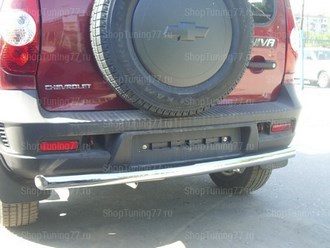 Защита заднего бампера 60 мм Chevrolet Niva (2009-)