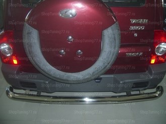 Защита заднего бампера ф76 Hyundai Tager (Таганрог) SKU:465235qw