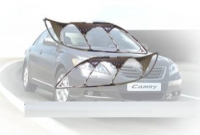 Молдинги (накладки) передних фар Toyota Camry (2006-2011)