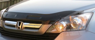 Дефлектор капота тёмный Honda CR-V (2007-2011)