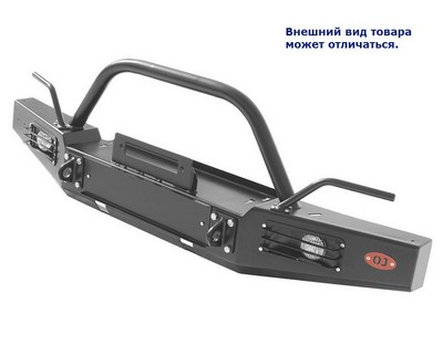 Передний силовой бампер с лебёдкой и другим оборудованием УАЗ Hunter (2003 по наст.) SKU:195197gt ― PEARPLUS.ru
