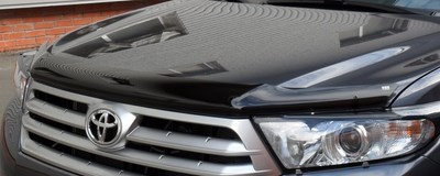 Дефлектор капота тёмный Toyota Highlander (2010 по наст.)