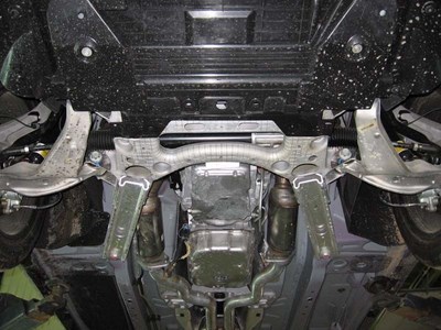 Защита картера Cadillac CTS V-2, 8; 3, 6 задний привод (2007-) ― PEARPLUS.ru