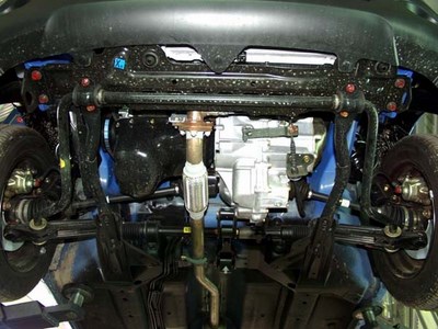 Защита картера Chevrolet Spark V-0,8; 1,0 (2005-2011)+КПП