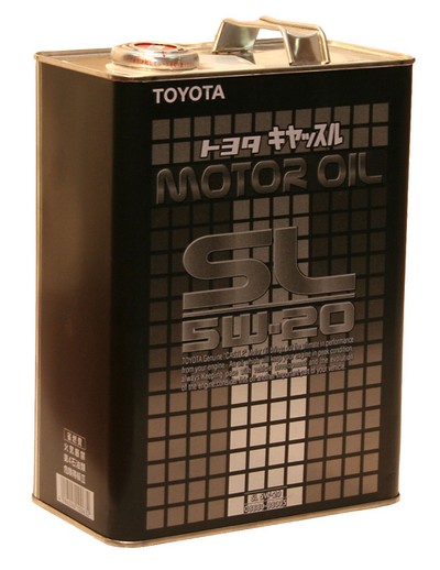 Моторное масло TOYOTA Motor Oil SL SAE 5W-20 (4л)