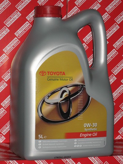 Моторное масло TOYOTA Engine Oil Synthetic SAE 0W-30 ( 5л)