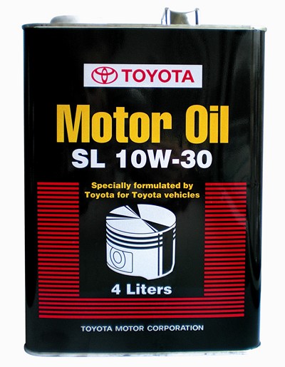 Моторное масло TOYOTA Motor Oil SL SAE 10W-30 (4л)