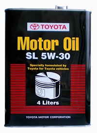 Моторное масло TOYOTA Motor Oil SL SAE 5W-30 (4л) 