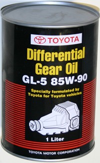 Трансмиссионное маслоTOYOTA Hypoid SAE 85W-90 GL-5 (1л) 