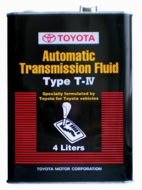 Трансмиссионное масло TOYOTA Auto Fluid Type T-IV (4л) 