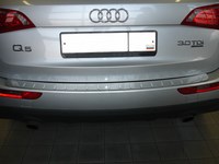 Накладки на задний бампер Audi (Ауди) Q5 (2008- ) 