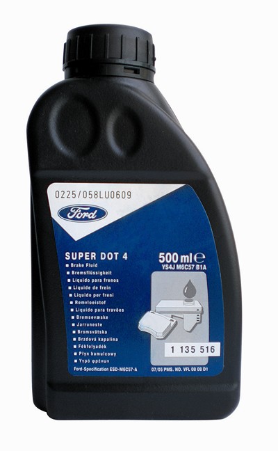 Тормозная жидкость FORD DOT-4 Super M6C57A (0,5л)