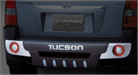   Защита бампера задняя   Hyundai  Tucson (2003-2009)