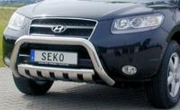 Защита бампера передняя 	 Hyundai 	 Santa Fe (2006-2010) SKU:369qe