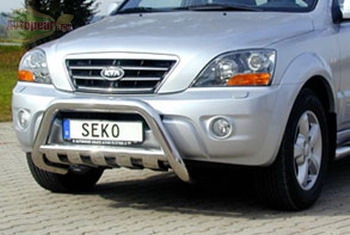 Защита бампера передняя Kia (киа) 	 Sorento (2006-2010) SKU:256qw
