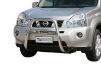 Защита бампера передняя.  Nissan 	 X-Trail (2007-2010)