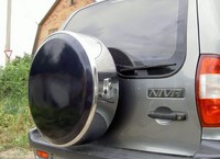 Чехол запасного колеса (крышка не окрашена) 215/65 R16 Chevrolet (Шевроле) Niva (2003 по наст.) 