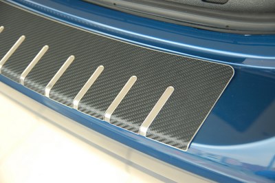 Накладки на задний бампер с загибом Hyundai i40 combi (2012- ) серия 30