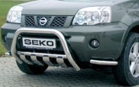 Защита бампера передняя (дуга) 60мм  Nissan X-Trail (2007-2010)
