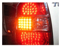 Задняя светодиодная оптика.  Hyundai  Tucson (2003-2009)