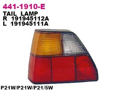 ФОНАРЬ ПРАВЫЙ Vw Golf (гольф) Ii 83-92 ― PEARPLUS.ru