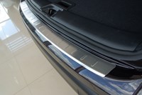 Накладки на задний бампер с загибом Toyota (тойота) Auris II combi (2013-2015) серия 50