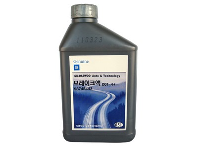 Тормозная жидкость GM DOT-4+ Brake Fluid (0,5л)