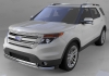 Защита переднего бампера Ford (Форд) Explorer (2013-)  (двойная) d 60/60