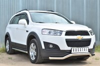 Пороги труба d63 (вариант 1) Chevrolet (Шевроле) Captiva (каптива) 2013-