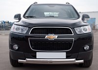 Защита передняя двойная 60/60мм Chevrolet (Шевроле) Captiva (каптива) (2013 по наст.) 