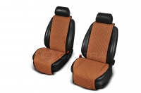      Накидка на сиденья автомобиля (водитель+пассажир) 2шт из алькантара (WIDE) Avensis (2003-2008)