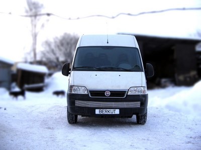 Накладка на решетку радиатора d10 Fiat (фиат) Ducato (дукато) II 2003-2007 (Елабуга 2008-) ― PEARPLUS.ru