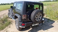 Защита задняя (уголки) 60, 3 мм Jeep (джип) Wrangler (вранглер) 5D (3, 6) 2014