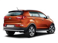 Защита порогов, труба d63 мм Kia (киа) Sportage (Спортаж) R