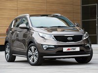 Защита порогов d57 Kia (киа) Sportage (Спортаж) R (2010 по наст.) 