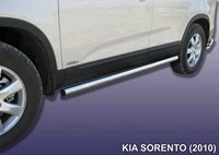 Пороги d57 труба Kia (киа) Sorento R (2010-2012) 