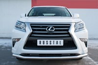 Защита переднего бампера d63 (секции) LEXUS GX 460 2014- 