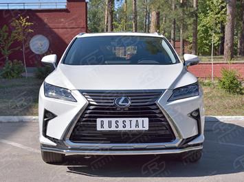 Защита переднего бампера d42 секция LEXUS RX200t 2015- 