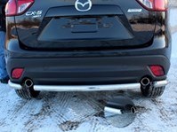 Mazda (мазда) CX-5 (CX 5) 2012-. Защита задняя, овальная 75х42