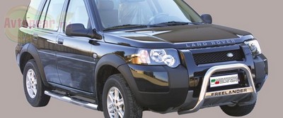 Защита бампера передняя 2-4 doors Land Rover (ленд ровер) Freelander (фриландер) (2004-2007) SKU:48475qw ― PEARPLUS.ru