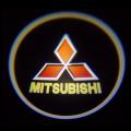Подсветка в дверь с логотипом Mitsubishi