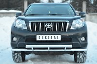 Защита переднего бампера d63 (секции) d63 (секции) декор дуга Toyota (тойота) LC Prado 150 2009-2012