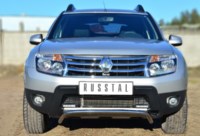 Защита переднего бампера d42 волна Renault (рено) Duster 4x4 2010-